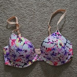 PINK Victoria's Secret floral bra 34D